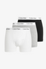 Calvin Klein 3-pack of boxers | White/Black/Grey