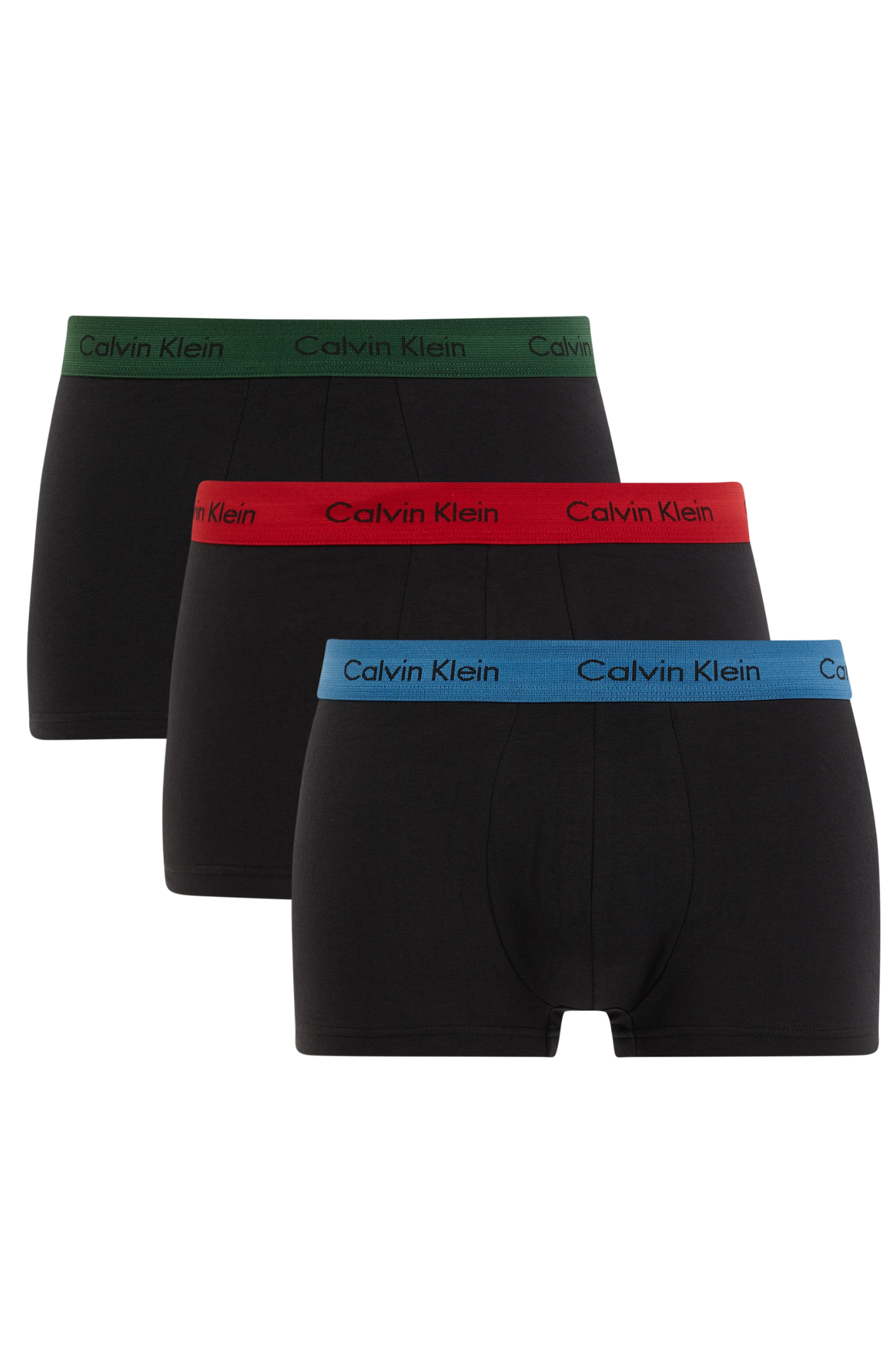 Calvin Klein 3-pack of boxers | Red/Green/Blue